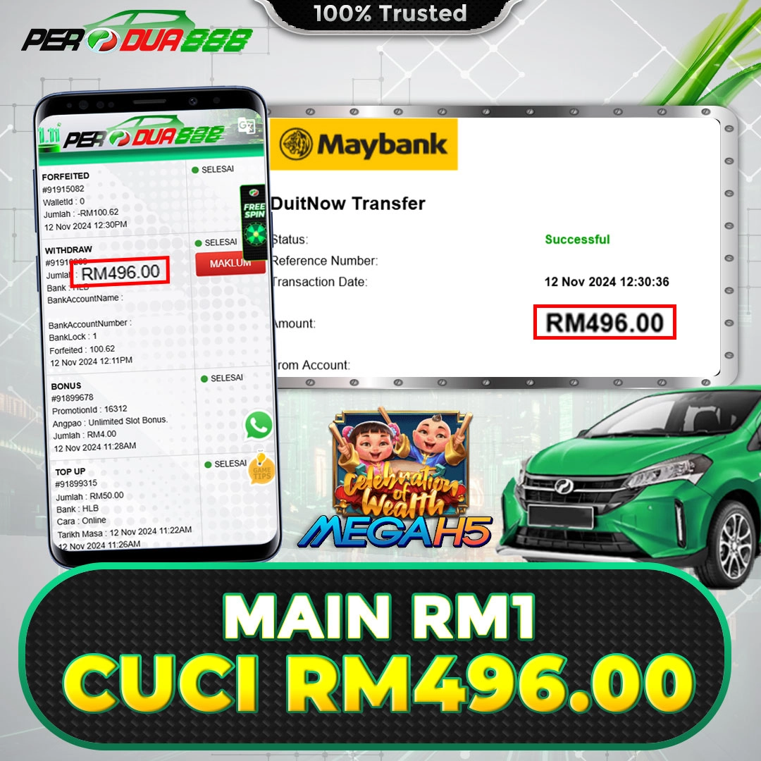 Perodua888 x Megah5: Win RM496