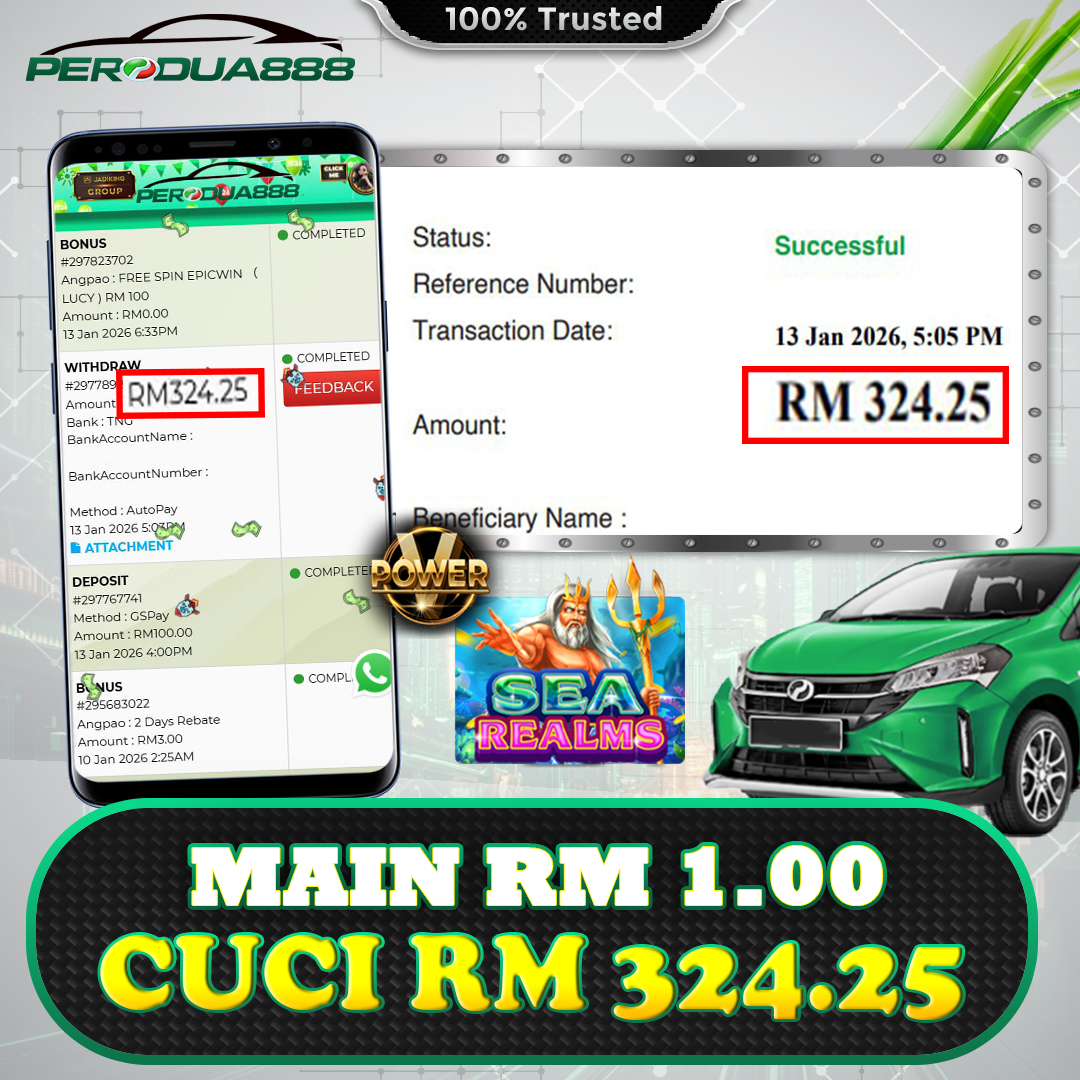 Perodua888 x Vpower : Sea Realms