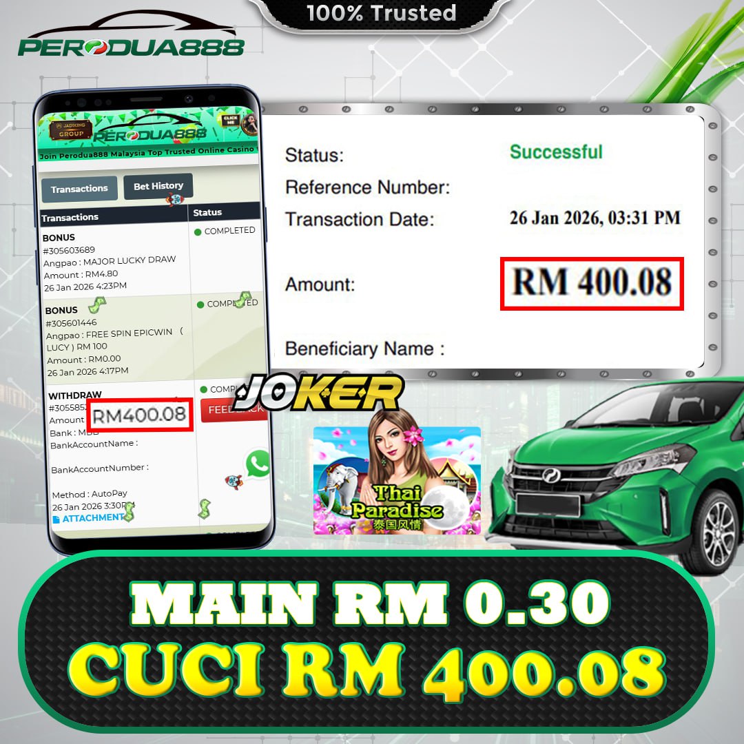 Perodua888 x Joker : Thai Paradise